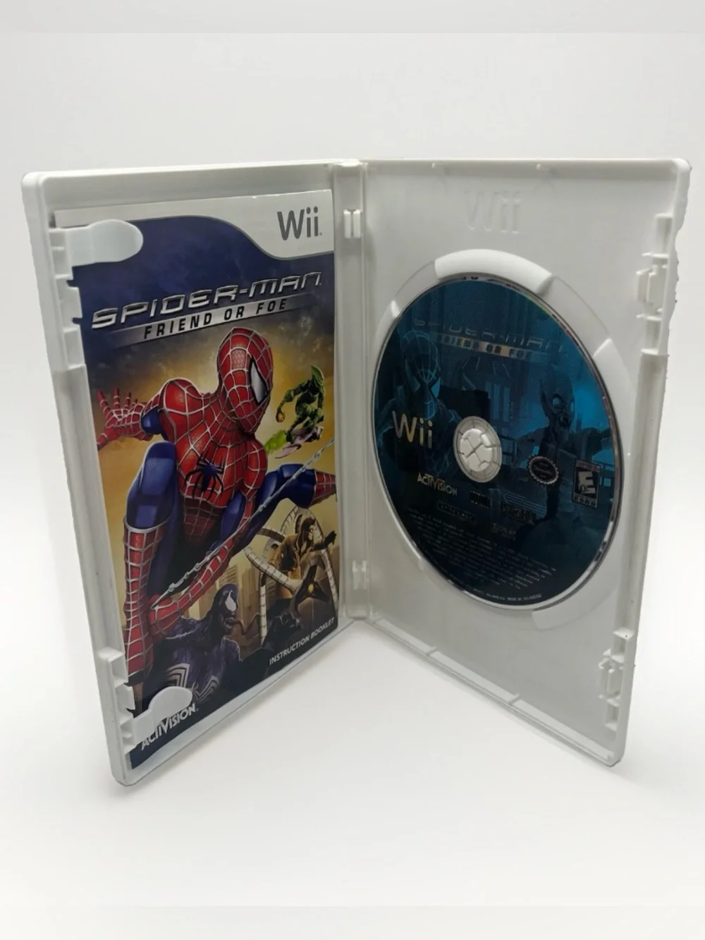 Spider-Man: Friend or Foe (Nintendo Wii, 2007) Tested - Working - CIB